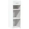 vidaXL Buffet blanc 30x42,5x93 cm bois d'ingénierie