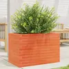 vidaXL Jardinière cire marron 70x40x45,5 cm bois de pin massif