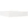 vidaXL Jardinière blanc 110x110x23 cm bois de pin massif