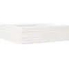 vidaXL Jardinière blanc 80x80x23 cm bois de pin massif
