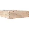 vidaXL Jardinière 80x80x23 cm bois de pin massif