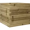 vidaXL Jardinière 50x50x45,5 cm bois de pin imprégné