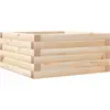 vidaXL Jardinière 50x50x23 cm bois de pin massif