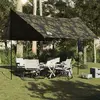 vidaXL Bâche de camping camouflage 438x376x212 cm imperméable
