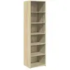 vidaXL Buffet haut chêne sonoma 50x41x185 cm bois d'ingénierie