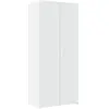 vidaXL Buffet haut blanc 80x42,5x185 cm bois d'ingénierie
