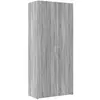 vidaXL Buffet haut sonoma gris 80x42,5x185 cm bois d'ingénierie