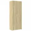 vidaXL Buffet haut chêne sonoma 70x42,5x185 cm bois d'ingénierie