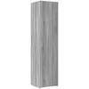 vidaXL Buffet haut sonoma gris 45x42,5x185 cm bois d'ingénierie