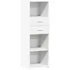 vidaXL Buffet haut blanc 40x42,5x124 cm bois d'ingénierie