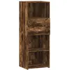 vidaXL Buffet haut chêne fumé 45x42,5x124 cm bois d'ingénierie