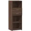 vidaXL Buffet haut chêne marron 45x42,5x124 cm bois d'ingénierie