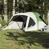 vidaXL Tente familiale tunnel 6 personnes vert imperméable