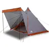 vidaXL Tente familiale tipi 6 personnes gris imperméable