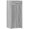 vidaXL Buffet sonoma gris 40x42,5x93 cm bois d'ingénierie