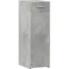 vidaXL Buffet gris béton 30x42,5x93 cm bois d'ingénierie