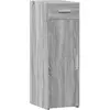 vidaXL Buffet sonoma gris 30x42,5x93 cm bois d'ingénierie