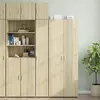 vidaXL Armoire de rangement mince chêne sonoma 30x42,5x225 cm