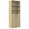 vidaXL Buffet haut chêne sonoma 70x42,5x185 cm bois d'ingénierie
