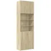 vidaXL Buffet haut chêne sonoma 80x42,5x249 cm bois d'ingénierie