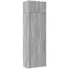 vidaXL Armoire de rangement sonoma gris 70x42,5x225 cm