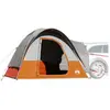 vidaXL Tente de voiture 4 personnes gris et orange imperméable