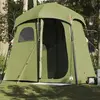 vidaXL Tente de douche 2 personnes vert olive imperméable
