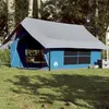vidaXL Vidaxl Tente De Camping 5 Personnes Bleu Imperméable