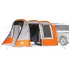 vidaXL Tente de voiture gris et orange imperméable