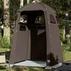 vidaXL Tente de douche marron imperméable