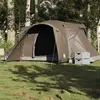 vidaXL Tente familiale à dôme 6 personnes marron imperméable