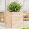 vidaXL Jardinière 60x60x68,5 cm bois de pin massif