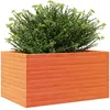 vidaXL Jardinière cire marron 90x60x46 cm bois de pin massif