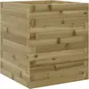 vidaXL Jardinière 40x40x46 cm bois de pin imprégné