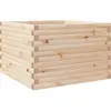vidaXL Jardinière 70x70x46 cm bois de pin massif
