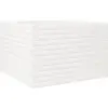 vidaXL Jardinière blanc 70x70x46 cm bois de pin massif