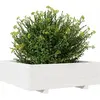 vidaXL Jardinière blanc 80x80x26,5 cm bois de pin massif