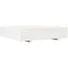 vidaXL Jardinière blanc 110x110x26,5 cm bois de pin massif
