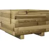 vidaXL Jardinière 40x40x26,5 cm bois de pin imprégné