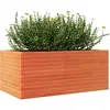 vidaXL Jardinière cire marron 110x60x45,5 cm bois de pin massif