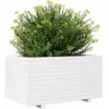 vidaXL Jardinière blanc 90x60x49,5 cm bois de pin massif