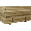 vidaXL Jardinière 90x40x49,5 cm bois de pin imprégné