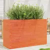 vidaXL Jardinière cire marron 110x40x68,5 cm bois de pin massif