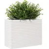 vidaXL Jardinière blanc 90x40x68,5 cm bois de pin massif