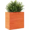 vidaXL Jardinière cire marron 70x40x68,5 cm bois de pin massif