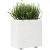 vidaXL Jardinière blanc 70x40x72 cm bois de pin massif