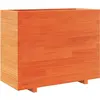 vidaXL Jardinière cire marron 90x40x72,5 cm bois de pin massif