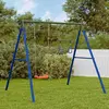 vidaXL Ensemble de balançoire d'extérieur avec balançoire et trapèze