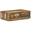 vidaXL Table basse 89x55x29 cm bois de récupération massif