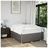 vidaXL Vidaxl Cadre De Lit Sans Matelas Taupe 120x200 Cm Tissu